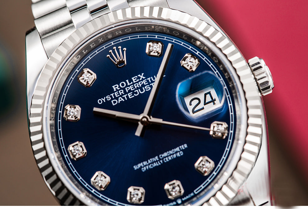 Replica Automatic Watch for Men DateJust Blue Dial 41mm R061201