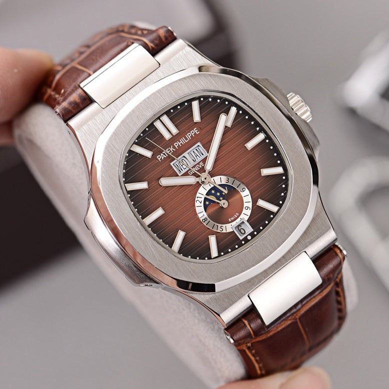 Moonphase Nautilus 904l Stainless Steel Automatic Mechanical Watch 39MM