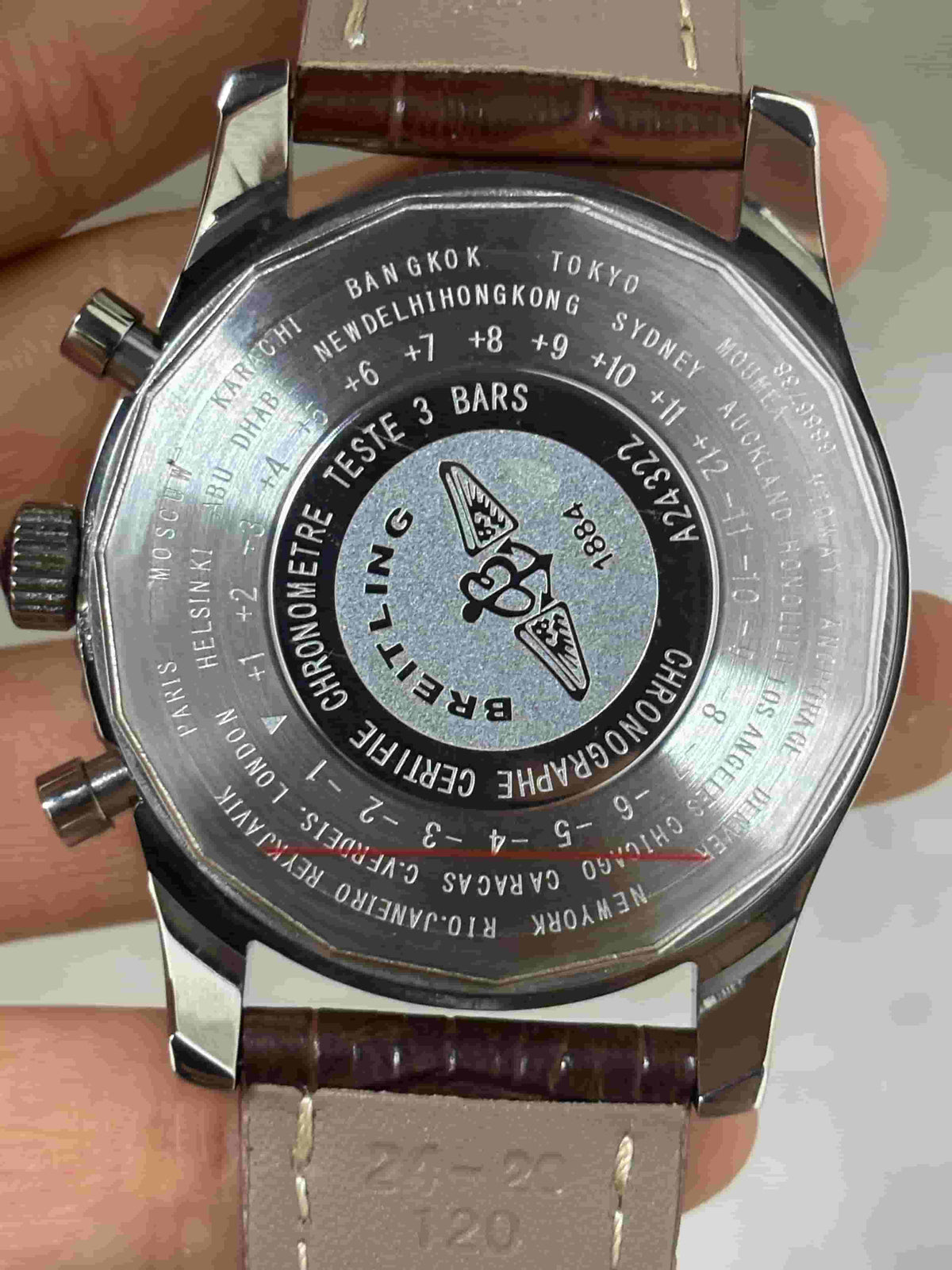 Replica Stainless Steel Japanese Vk63 Quartz Movement Watch BL97