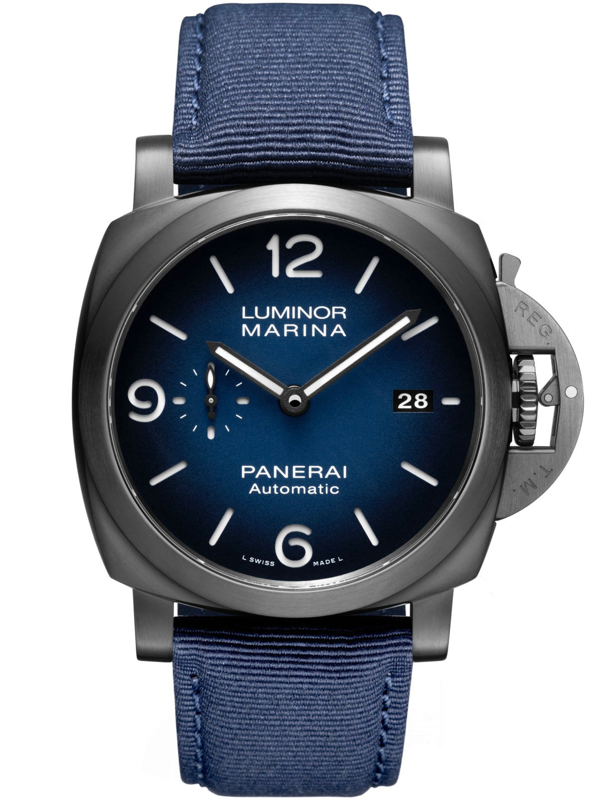 904l Stainless Steel Automatic Mechanical Watch Nylon Strap 44MM Mens Watches